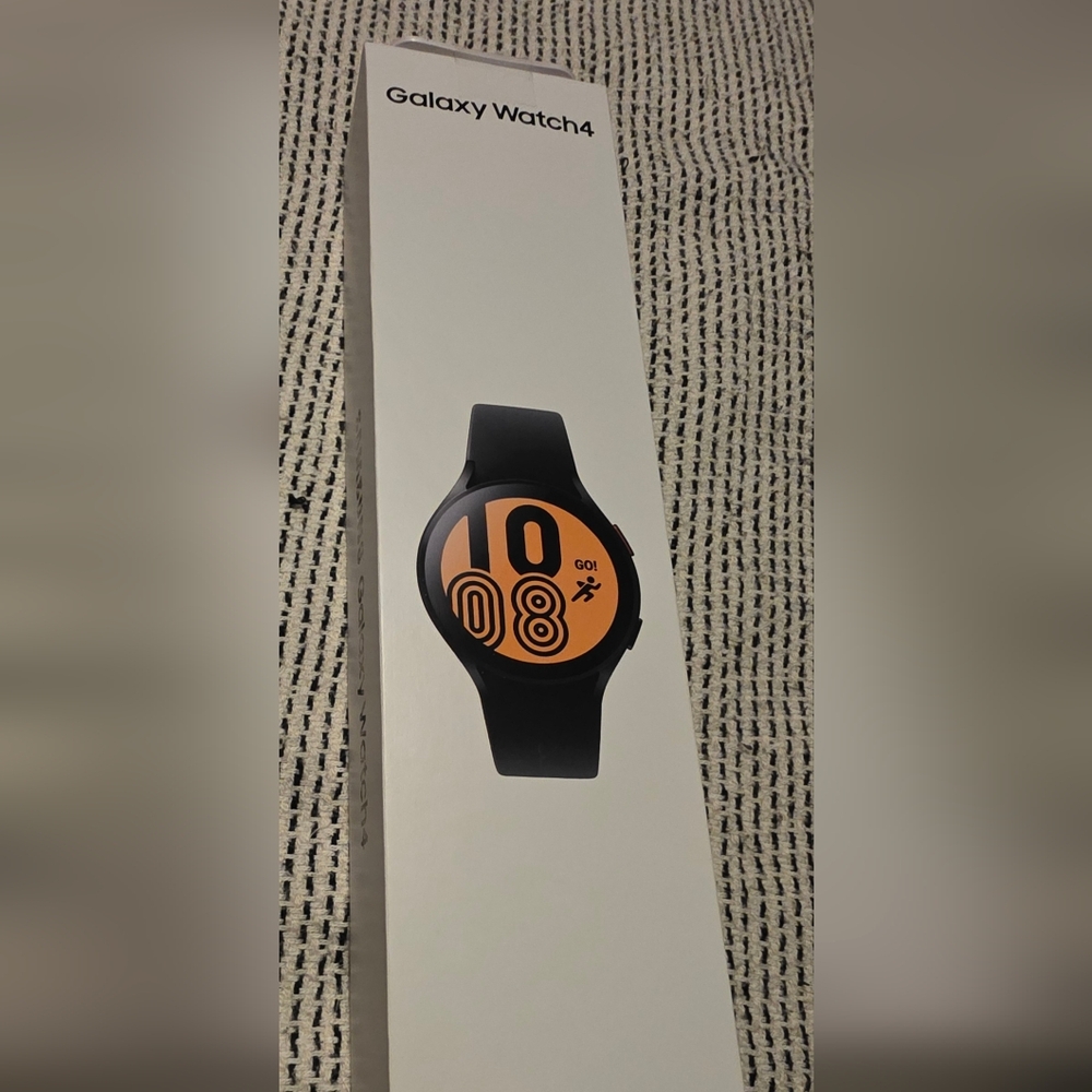 Samsung Galaxy Watch4 with Black Strap